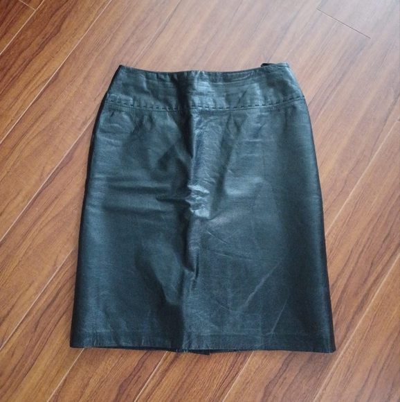 Danier Genuine Leather Skirt - Picture 1 of 8